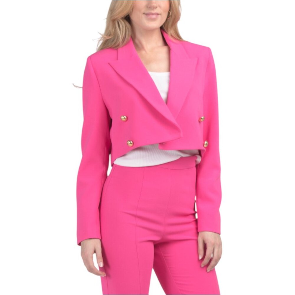 BLACK HALO Hugo Cropped Blazer